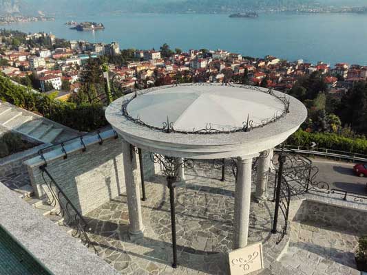 Realizzazione gazebo in ferro battuto