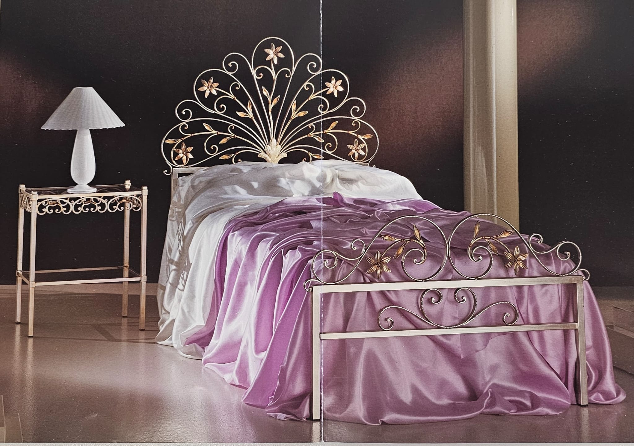 Wrought iron Bed Art. 251 Marrakech on promotion