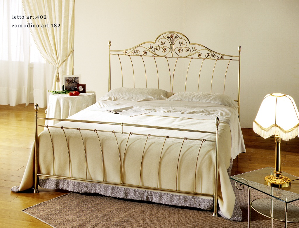 Letto in ferro battuto Art. 402 in promozione